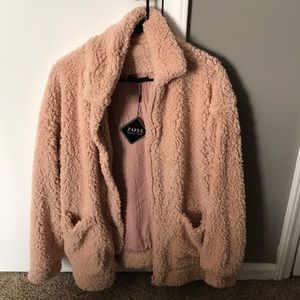 Pink Sherpa jacket